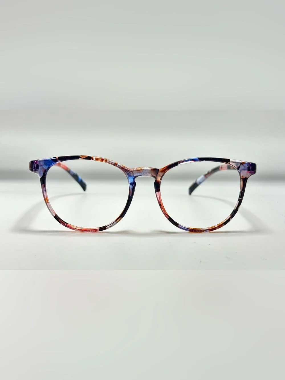 Eyeboydirect Chilling Multi-Color Oval Sunglasses Frames Only